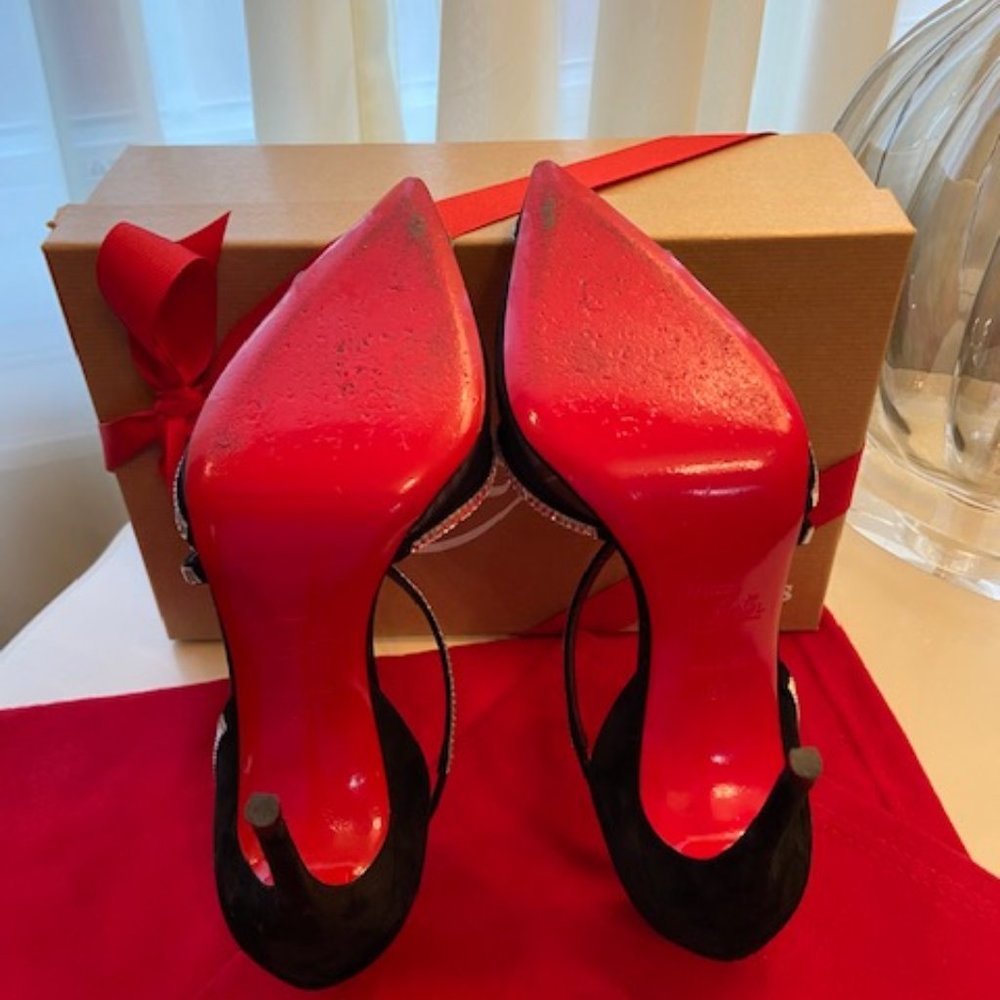 Christian Louboutin Chiara Diams BLK Pumps - Picture 7 of 10